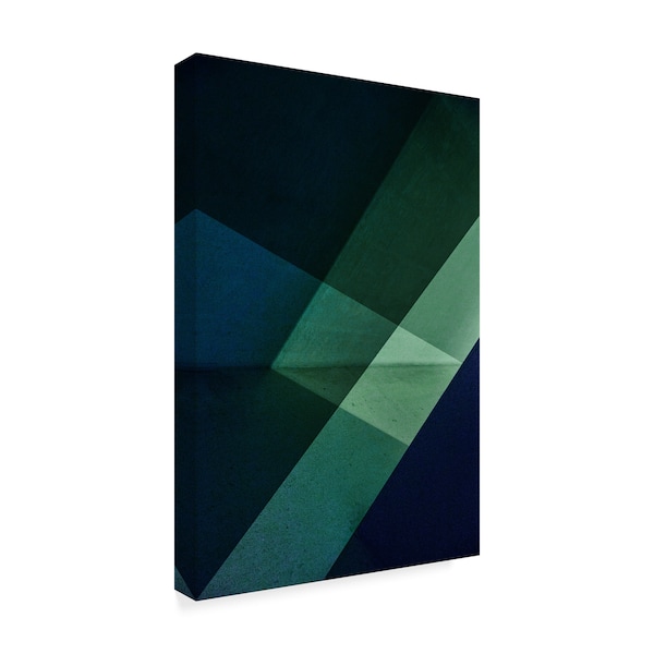 Inge Schuster 'Green And Blue' Canvas Art,16x24